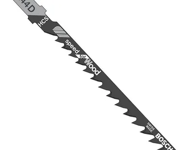 фото Bosch 5 Пилки лобз. Т244 D HCS,  шаг 4-5,2,  дл. 75мм, мягкая древесина