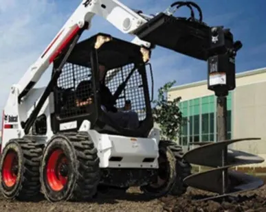 фото Аренда ямобура на базе Bobcat