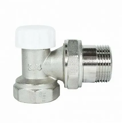 Фото №0 Клапан запорный угловой 3/4 внутренняя/наружная резьба STI 2037