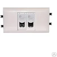 Фото №0 Розетка Mosaic DLP 2хRJ45 Кат.6 FTP LEGRAND