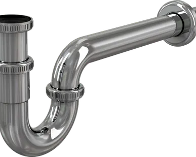 фото Сифон для биде AlcaPlast хром A45E