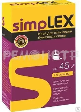 Фото №0 Клей для всех видов бумажных обоев 0,25 л QUELYD &#39;SIMPLEX&#39; (12)