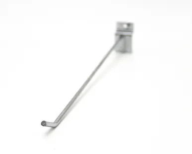 фото Крючок металлический на экономпанель 250мм, d.4мм, хром (без наконечника)