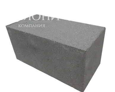фото Блок пескоцементный полнотелый 390х190х188