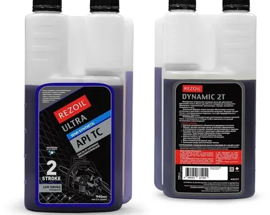 фото Масло для садовой техники Rezoil Ultra 2T с дозаторным отсеком, 0 л