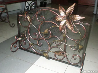 Фото №0 Каминные решетки кованые
