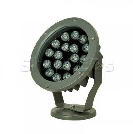 Фото №0 Neon-Night Прожектор светодиодный СДО-АРХИТЕКТОР 20Вт 1600Лм 2700K теплый свет (110-240В, 2PIN, угол рассеивания 14°), серый корпус REXANT