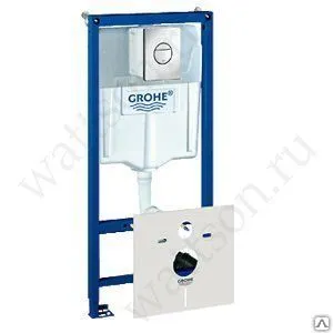 фото Инсталляция GROHE Rapid SL 4 в 1 в сборе, для подвесного унитаза с кнопкой