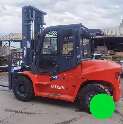 Фото №0 Дизельный вилочный автопогрузчик HELI CPCD50 с закрытой кабиной, 5 т, высота подъема 3 м.