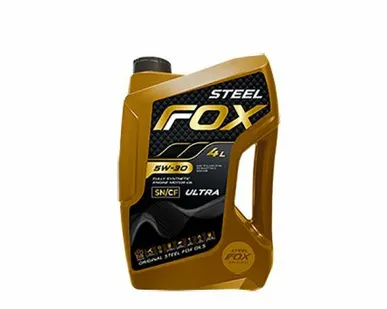 фото Моторное масло Steel FOX Ultra SAE 5w30 SN/CF 4л