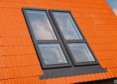 фото Двустворчатое мансардное Окно-балкон FGH-V P2 GaleriaU2