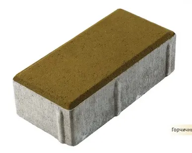 фото Плитка тротуарная бетонная АрБет Прямоугольник 1.П.6. горчичная (11,52м2)