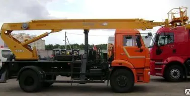 фото Автогидроподъемник ПСС-131.22Э на шасси КАМАЗ-43253 (4х2)