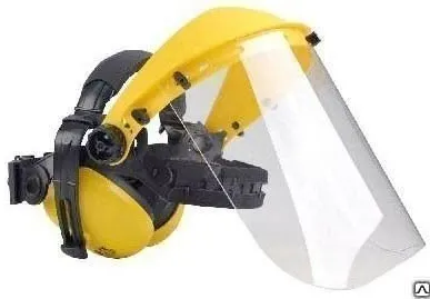 фото Щиток комбинир. прозрачный с наушниками Oregon 515062