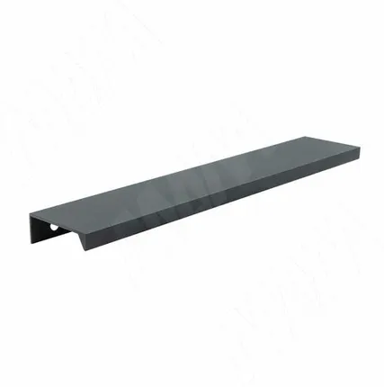 Фото №0 Профиль-ручка 192мм (L=220мм) крепление саморезами графит (краска) (PH.RU01.192.GR)