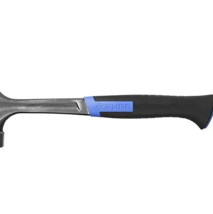 Фото №0 Молоток-гвоздодер Зубр Профессионал 580 гр, цельнокованный с магнитом и двухкомпонентной рукояткой