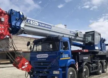 Фото №0 Аренда автокрана (автомобильного крана) Галичанин КС-65715-1, Санкт-Петербург