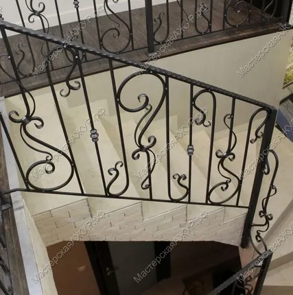 Фото №0 Перила кованые № 601