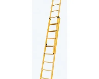 фото Лестница из стекловолокна двухсекционная приставная профессиональная Krause