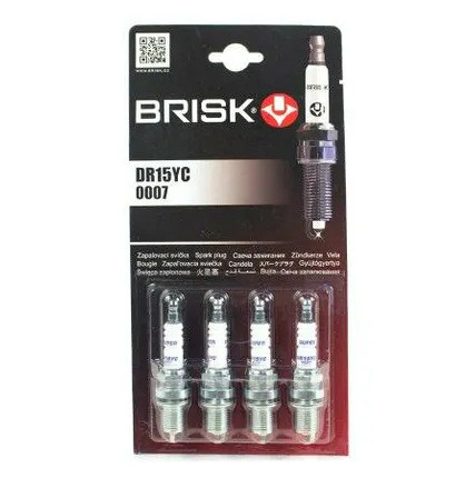 Фото №0 Свеча BRISK SUPER R DR15YC [упаковка 4 шт.]