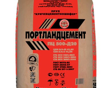 фото Цемент 500 Д20 25кг