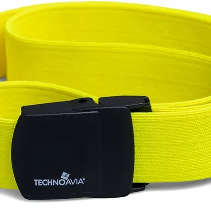 Фото №0 Ремень текстильный, цвет лимонный