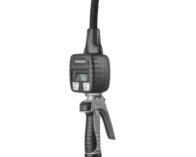 фото Раздаточный пистолет для масла и антифриза, эл. счетчик, гибкий нак. 90°, авт. каплеотсекатель