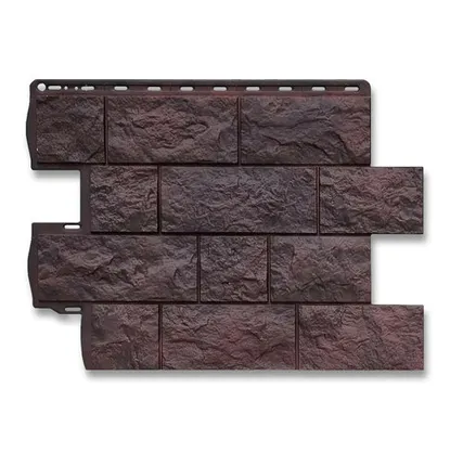 Фото №0 Фасадная панель (АП) "ТУФ" Ливанский 795*591 мм (раб.размер 670*555)