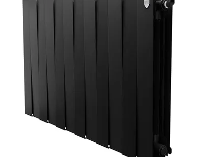 фото Дизайнерский радиатор биметаллический Royal Thermo Piano Forte 500/Noir Sable 500/12 секций, 2,26 кВт