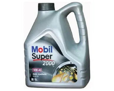 фото Масло моторное "Mobil Super 2000 X1" (4 л) 10W40 (полусинтетика)