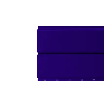 Фото №0 Сайдинг Кровля Сервис Брусnika Ультрамаиново-синий 0,45 мм Полиэстер