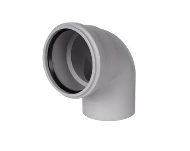 фото Отвод 110 (87.5°) для внутренней бесшумной канализации STOUT