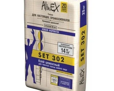 фото ALIEX Клей цементный "SET 302", 25 кг