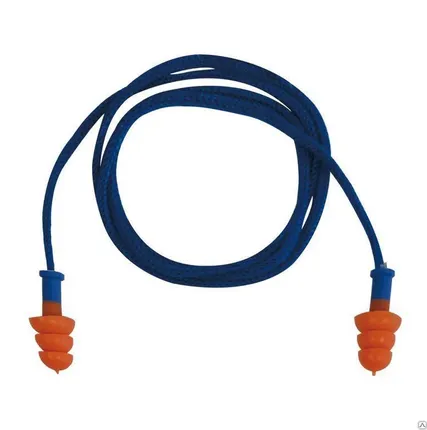 Фото №0 Упаковка из 50 пар термопластиковых (TRP) берушей на шнурке CONICFIR050