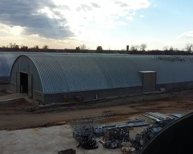 фото Каркасные и бескаркасные ангары