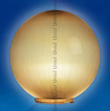 Фото №0 Шар UFP-P250В BRONZE Рассеиватель призматический (с насечками) в форме шара для садово-парковых светильников. Диаметр - 250мм. Тип соединения с крепежным элементом - посадочный. Материал - САН-пластик. Цвет - бронзовый. Упаковка - 4 шт. в групповой к
