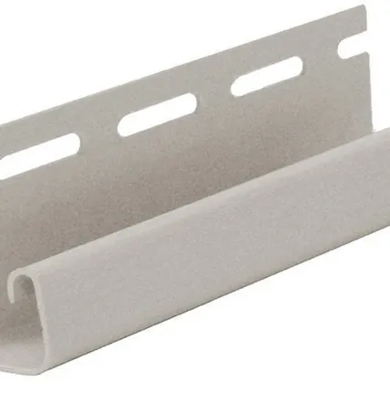 Фото №0 J-профиль FineBer c Фаской белый