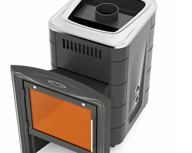 фото Банная печь ТМФ Компакт 2017 Carbon Витра антрацит