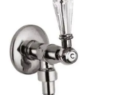 фото Запорный вентиль хром, ручка Swarovski Cezares Diamond DIAMOND-VL-01-Sw Cez