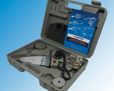 фото Комплект оборудования AQUAPROM P40/6 для сварки полипропилена (20-25-32-40-50-63 мм), 1500 Вт, пластиковый кейс