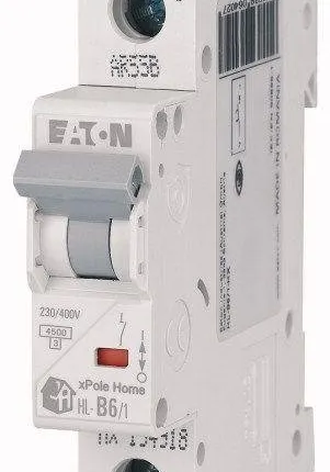 Фото №0 Выключатель автоматический модульный 1п C 25А 4.5кА HL-C25/1 EATON 194733