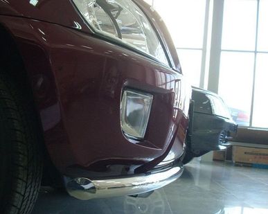 фото Защита переднего бампера на Chery Tiggo
