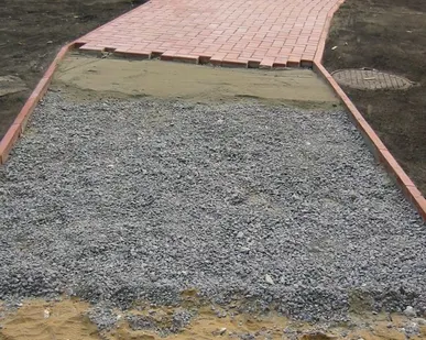 фото Укладка брусчатки