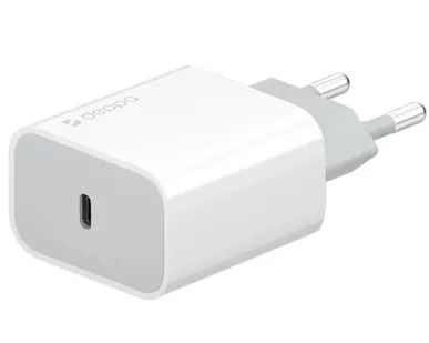 фото Сетевое зарядное устройство Deppa 20W USB-C 11391 White