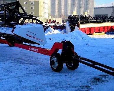 фото Телега ТТУ 9/7 для перевозки жаток Харвест