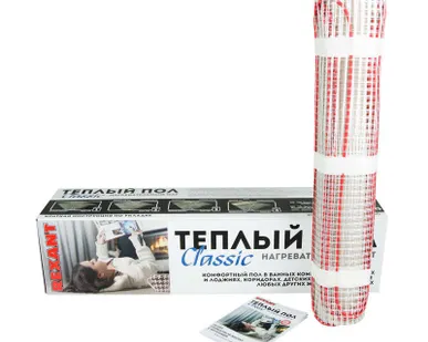 фото Комплект "Теплый пол" (мат) Classic RNX-7.0-1050 (S 7.0кв.м (0.5х14.0м)) 1050Вт двужил. с экраном Rexant 51-0512-2