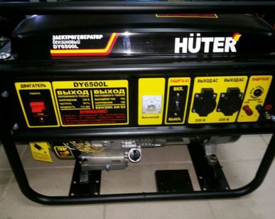 фото Генератор бензиновый HUTER DY6500L