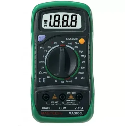 Фото №0 Мультиметр Mastech MAS-830 L с испытанием