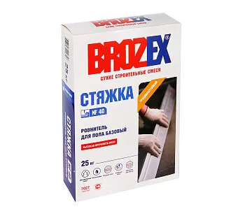 фото Стяжка для пола BROZEX NF 40, 25 кг