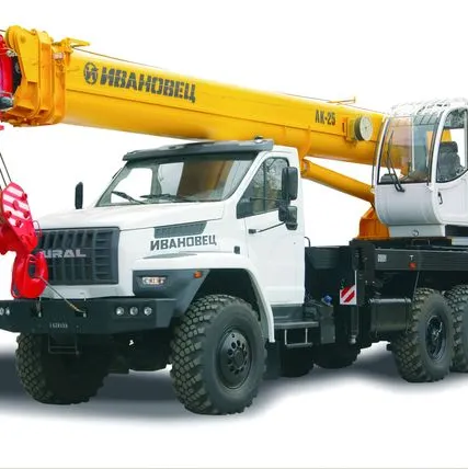 Фото №0 Автокран Ивановец КС-45717-2P на  шасси УРАЛ-4320 Next, 25т, 30,7м, новый